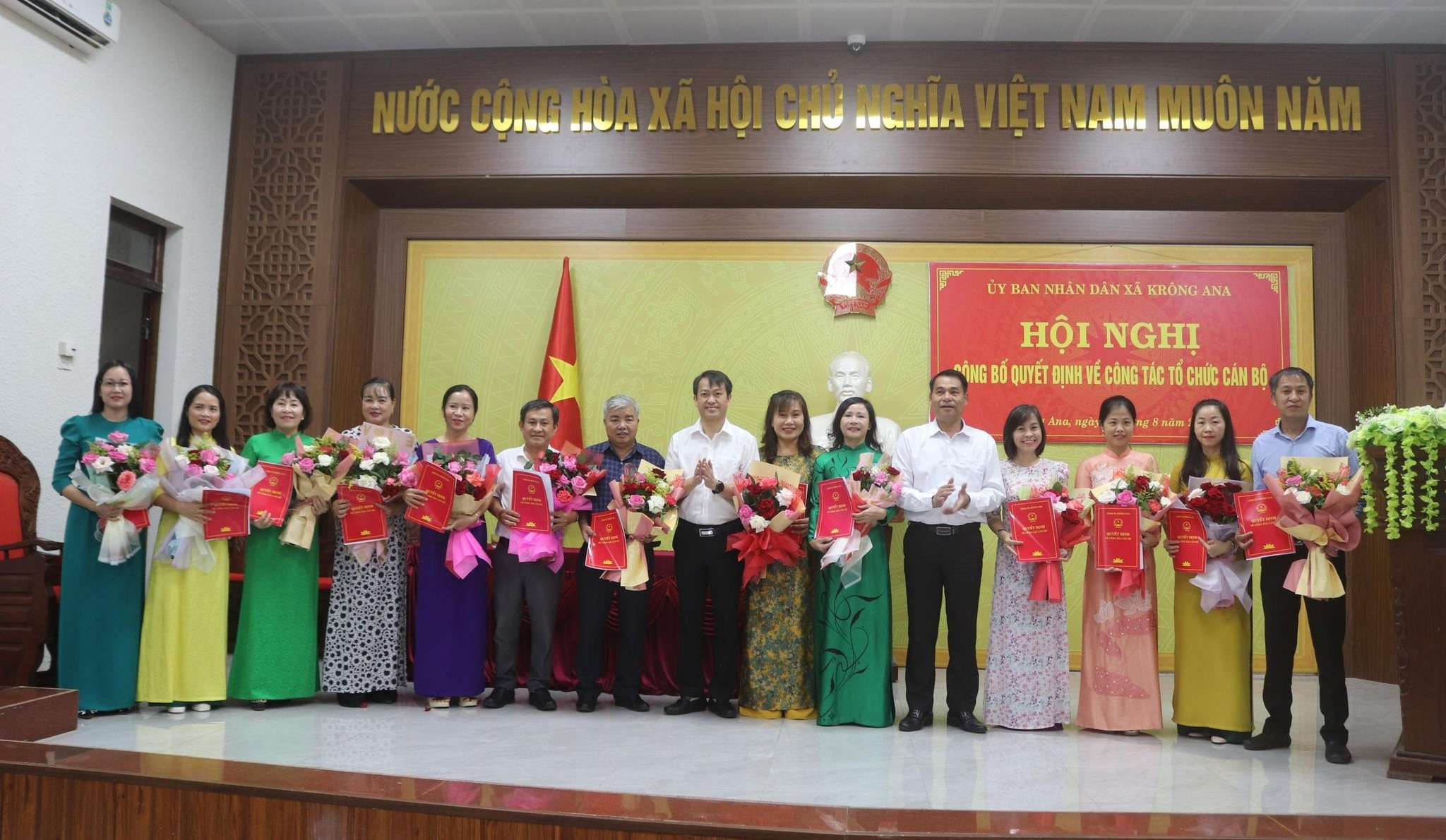 Hội nghị công bố các quyết định công tác cán bộ