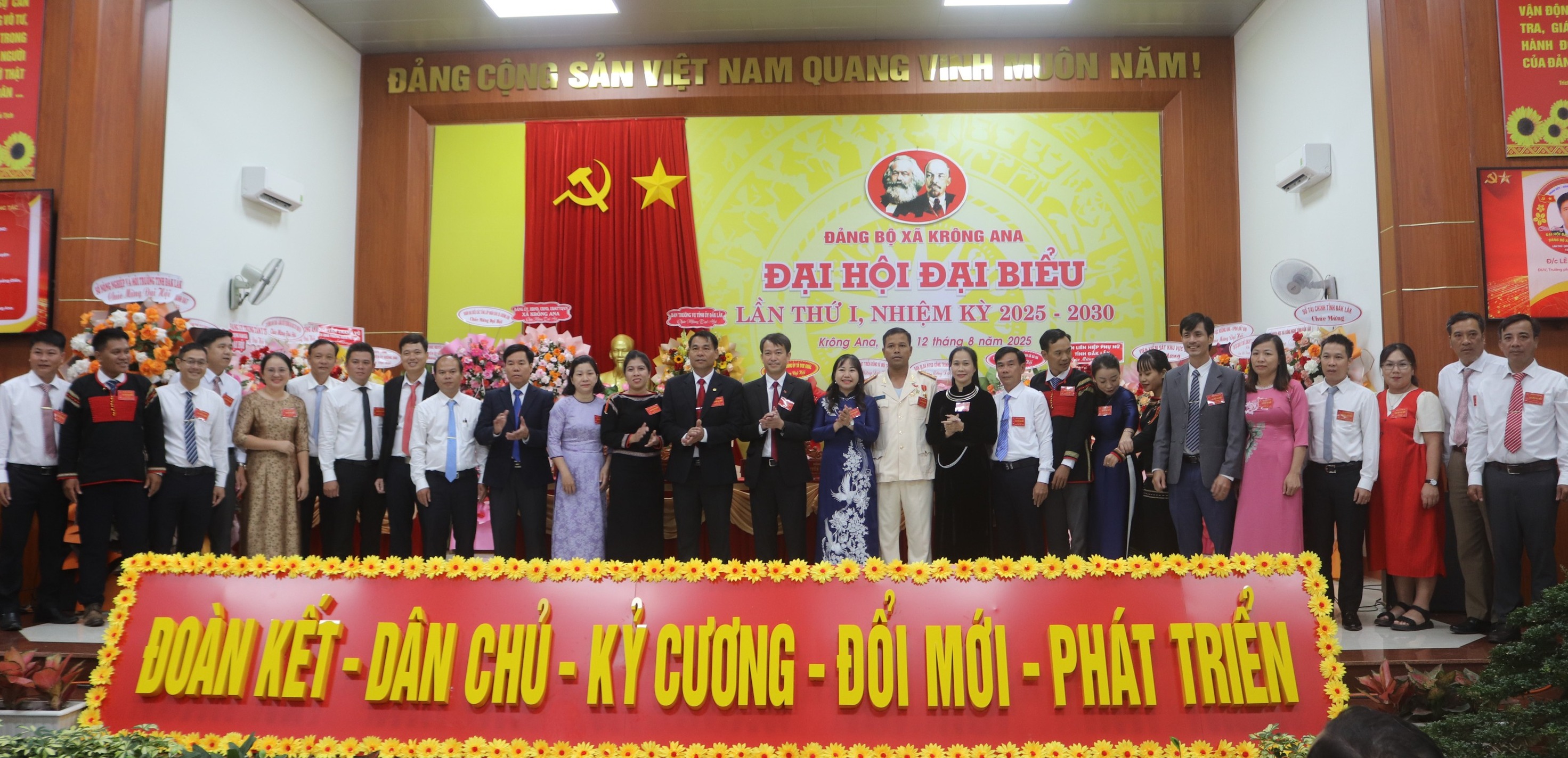 Đảng bộ xã Krông Ana đã tổ chức Đại hội đại biểu Đảng bộ lần thứ I, nhiệm kỳ 2025 - 2030