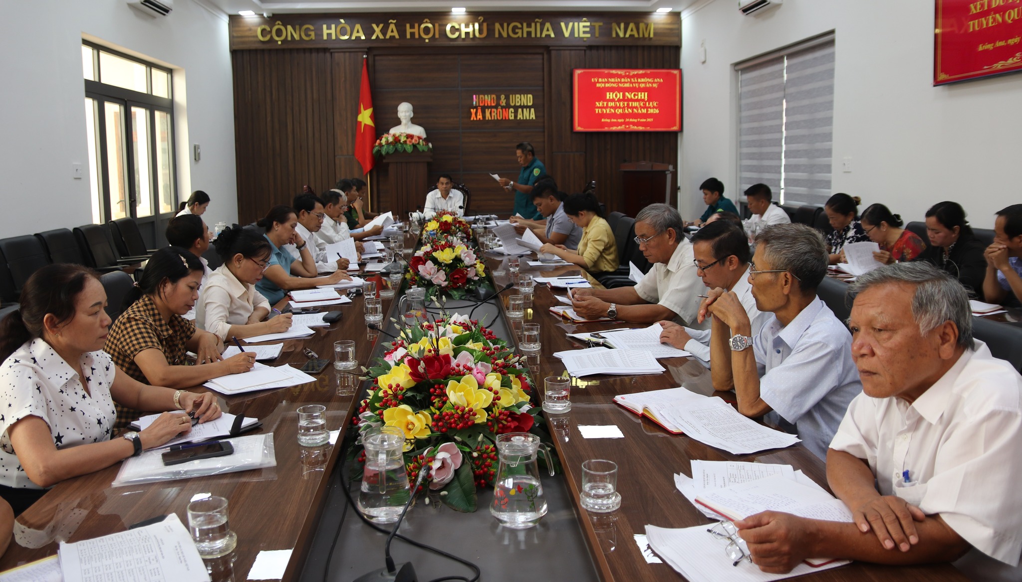 Hội nghị xét duyệt thực lực tuyển quân năm 2026