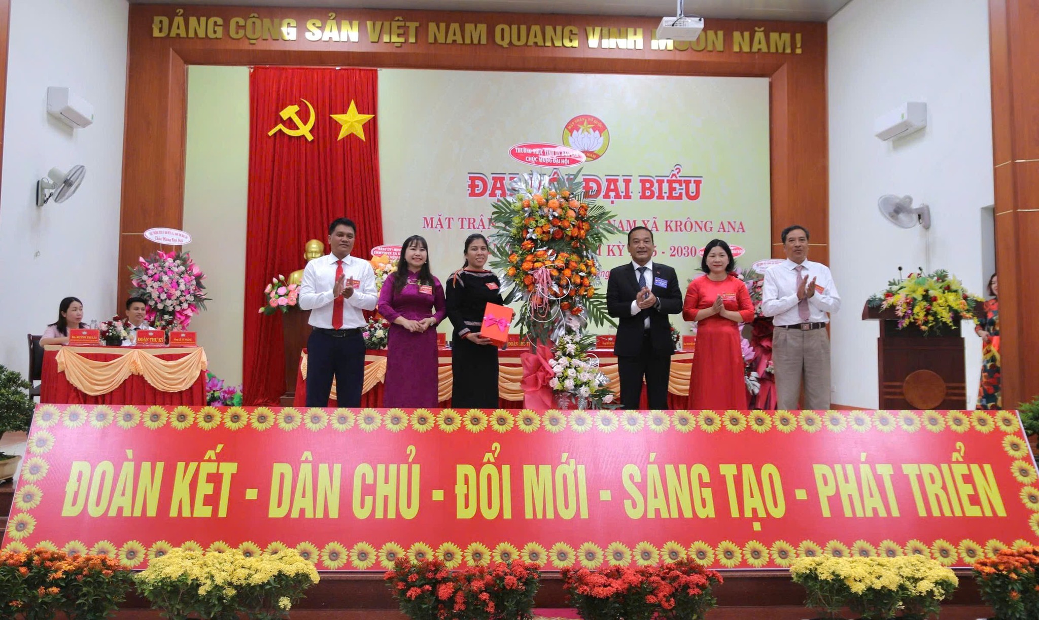 Ủy ban MTTQ Việt Nam xã Krông Ana đã tổ chức Đại hội đại biểu lần thứ I, nhiệm kỳ 2025 – 2030