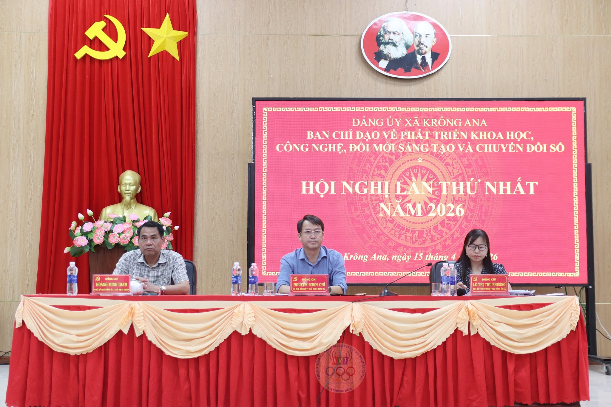 Ban Chỉ đạo về phát triển khoa học, công nghệ, đổi mới sáng tạo và chuyển đổi số xã Krông Ana tổ chức hội nghị lần thứ nhất năm 2026.