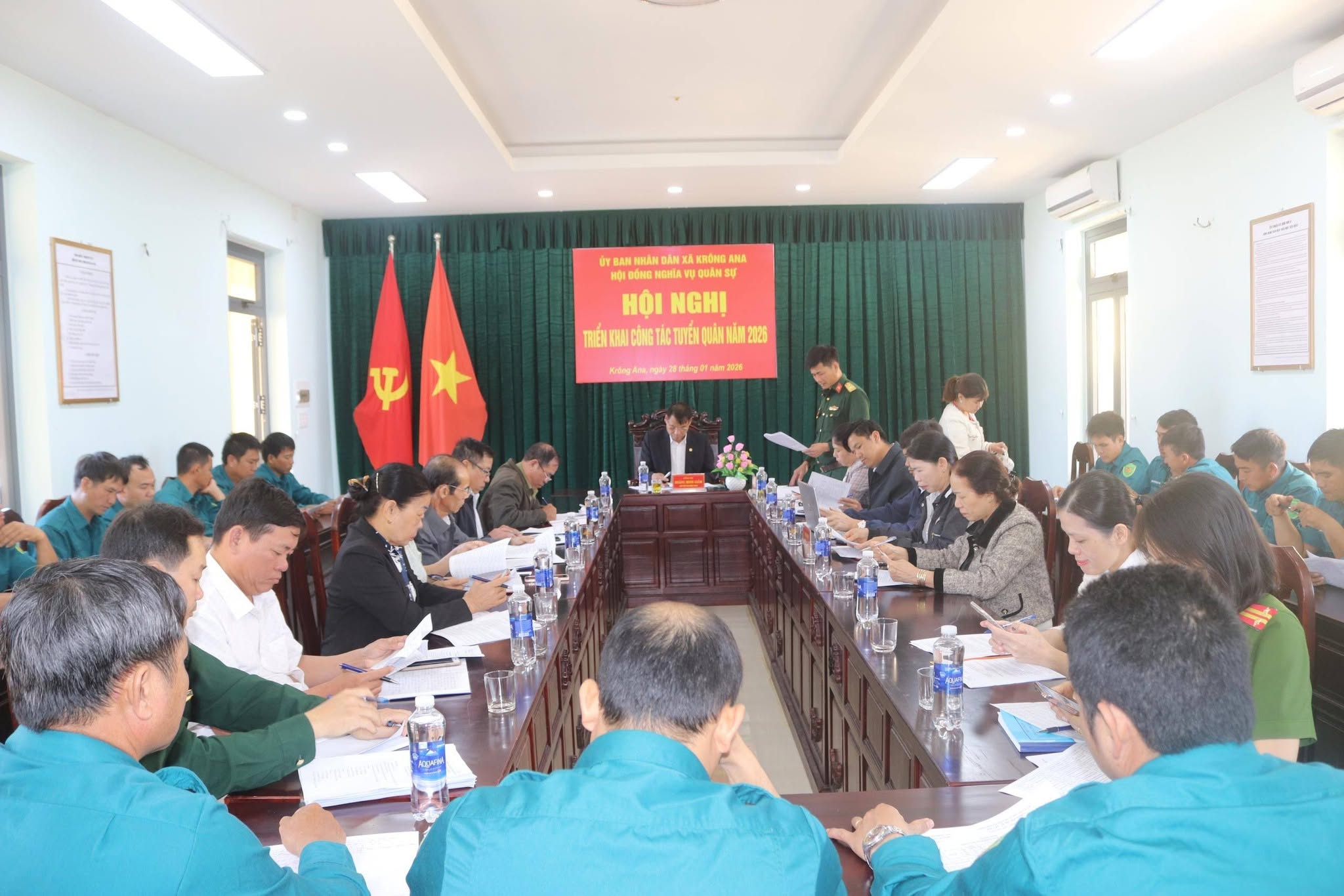 Hội đồng nghĩa vụ quân sự quân sự để thông qua kết quả công tác tuyên quân năm 2026