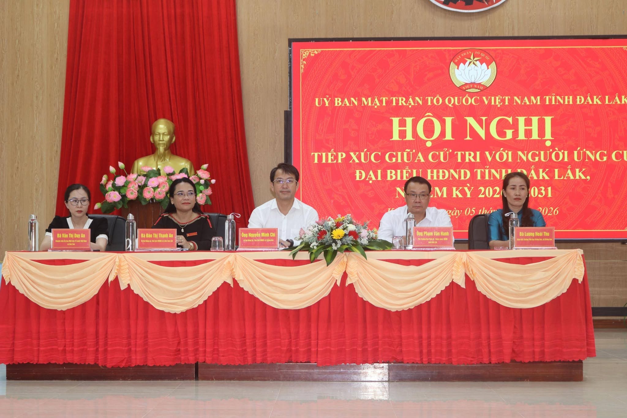 Hội nghị tiếp xúc giữa cử tri với những người ứng cử đại biểu HĐND tỉnh khóa XI, nhiệm kỳ 2026 – 2031 thuộc đơn vị bầu cử số 13