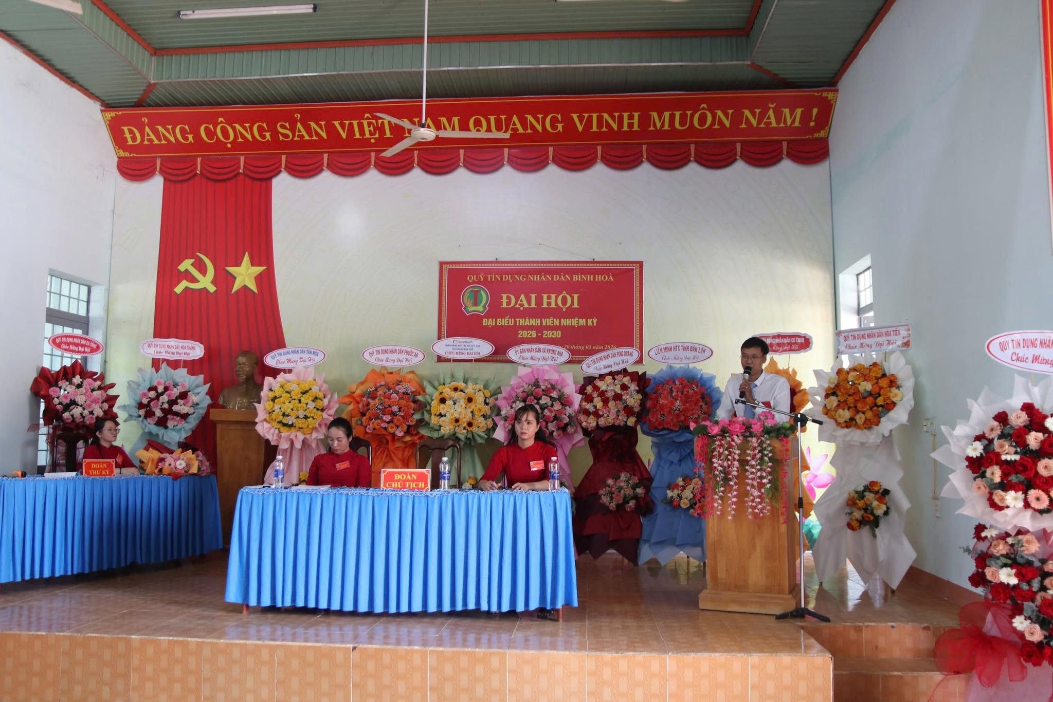 Quỹ tín dụng nhân dân Bình Hòa đã tổ chức Đại hội đại biểu