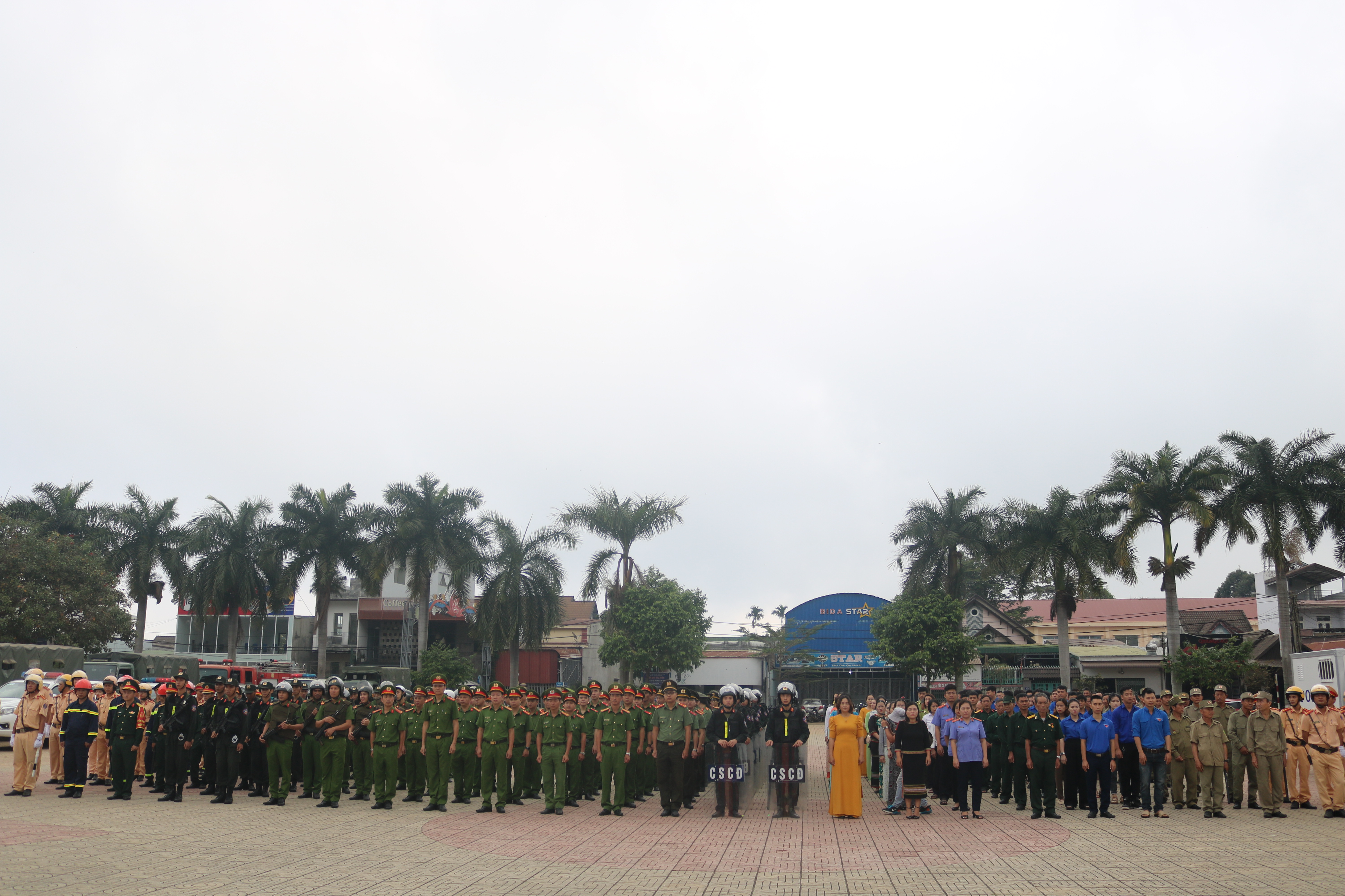 Huyện Krông Ana ra quân cao điểm trấn áp tội phạm, đảm bảo an ninh trật tự dịp tết Nguyên đán Giáp thìn 2024