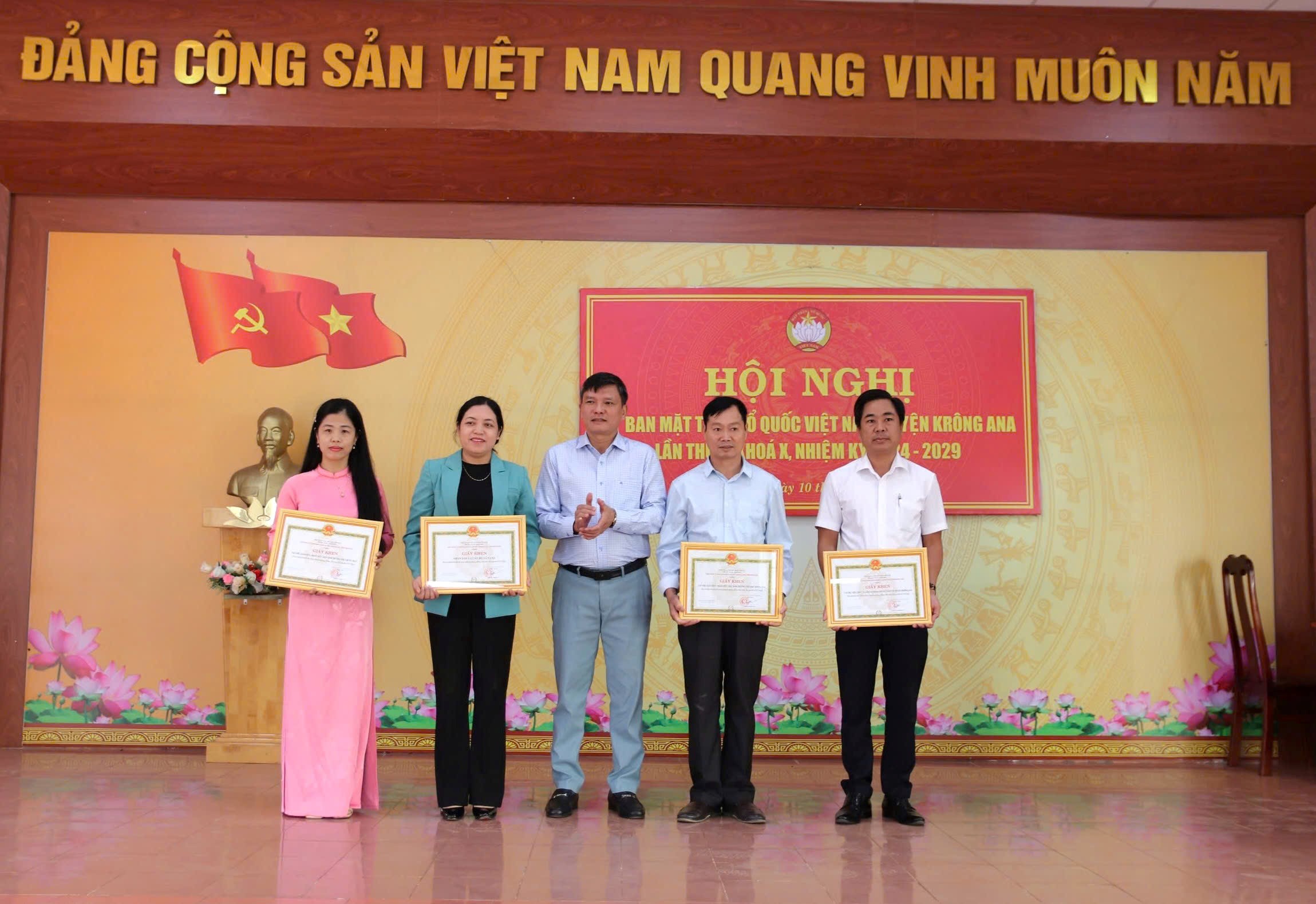 Ủy ban MTTQ Việt Nam huyện Krông Ana tổ chức Hội nghị  lần thứ 2 khóa X, nhiệm kỳ 2024 - 2029