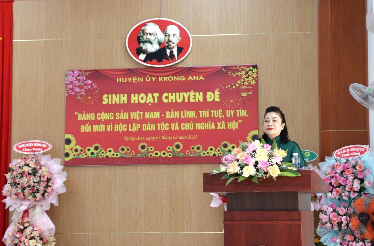 Huyện ủy Krông Ana tổ chức Sinh hoạt chuyên đề kỷ niệm 95 năm  Ngày thành lập Đảng Cộng sản Việt Nam  (03/02/1930 - 03/02/2025)