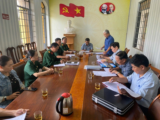 Đoàn kiểm tra của Hội Cựu chiến binh tỉnh Đắk Lắk kiểm tra  công tác ủy thác vốn vay của Hội Cựu chiến binh huyện Krông Ana