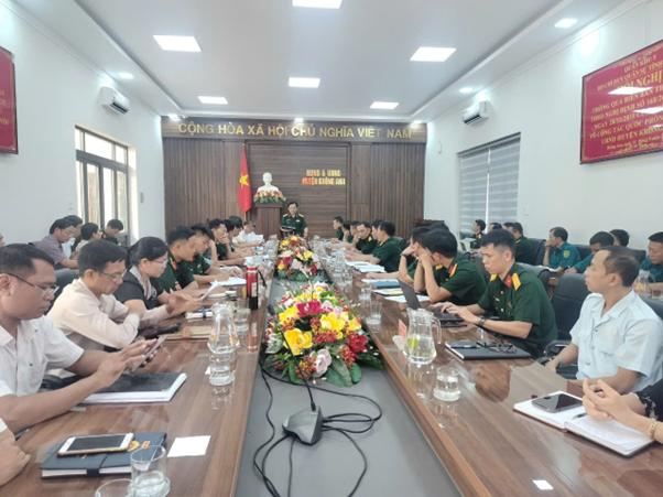 Hội nghị thông qua kết quả thanh tra việc thực hiện nhiệm vụ  quốc phòng tại huyện Krông Ana