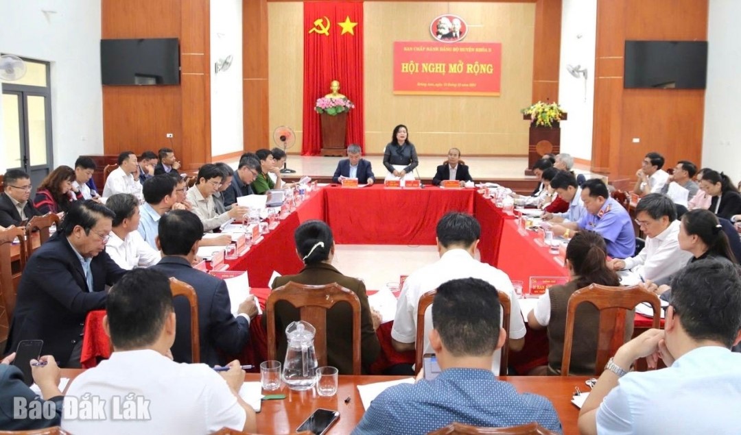 Huyện Krông Ana: Tích cực chuẩn bị các điều kiện tổ chức đại hội đảng bộ các cấp nhiệm kỳ 2025 - 2030